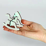 "Оптимальний" набір лялькових меблів NestWood для Барбі 19 од, рожево-м'ятний, фото 8