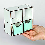 "Оптимальний" набір лялькових меблів NestWood для Барбі 19 од, рожево-м'ятний, фото 9