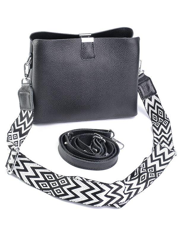 Сумка Женская  кожа MH-99119 Black.Купити жіночі сумки гуртом і в роздріб із натуральної шкіри в Україні