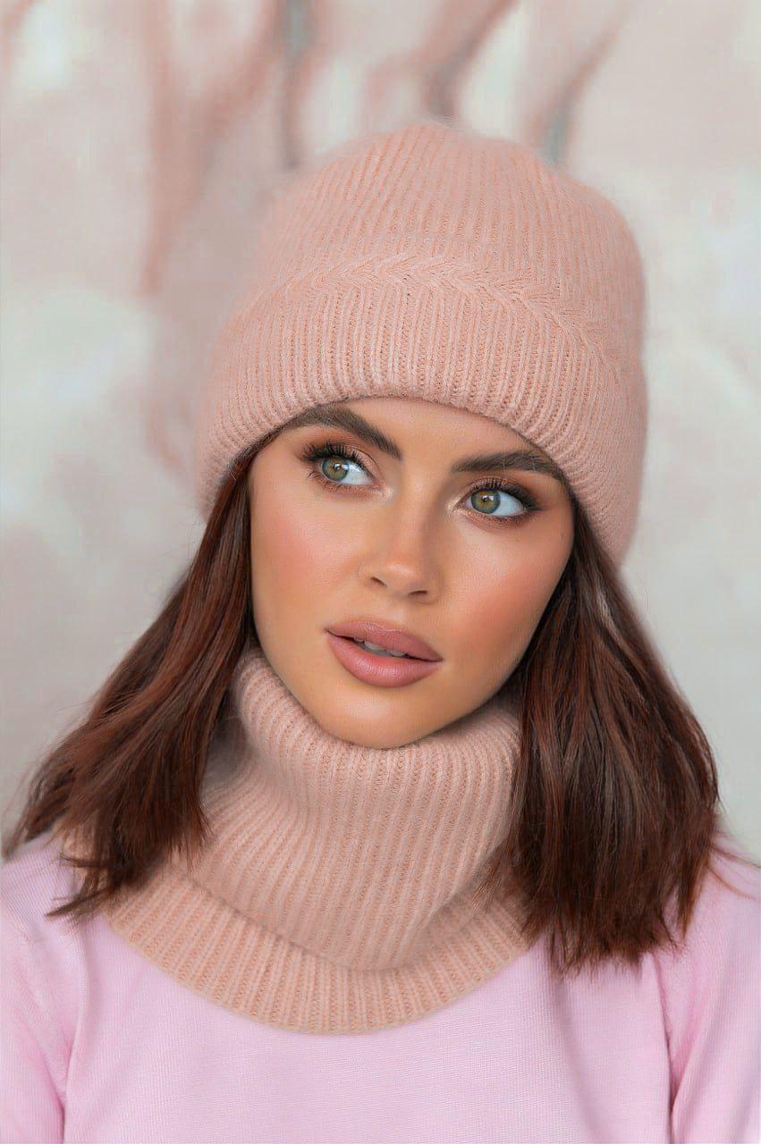 В'язаний комплект " Белла" колір персик