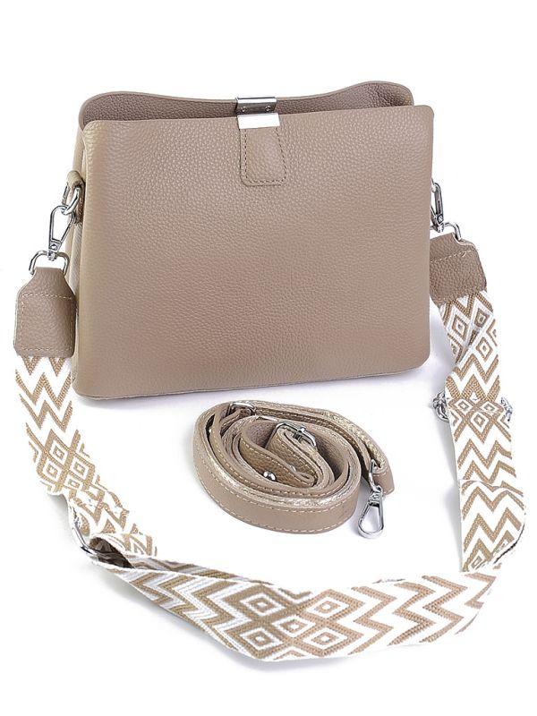 Сумка Женская  кожа MH-99119 Light Khaki.Купити жіночі сумки гуртом і в роздріб із натуральної шкіри в Україні