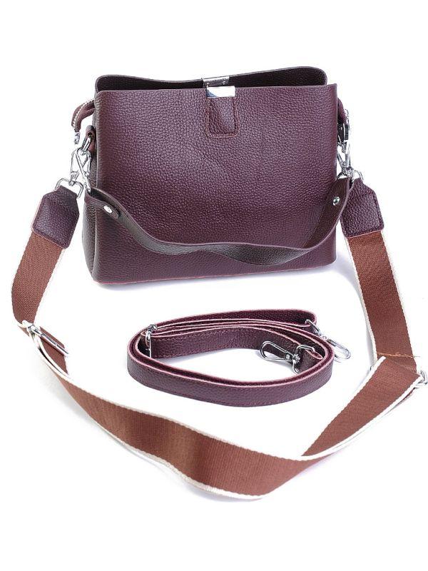 Сумка Женская  кожа MH-99119 Bordo.Купити жіночі сумки гуртом і в роздріб із натуральної шкіри в Україні