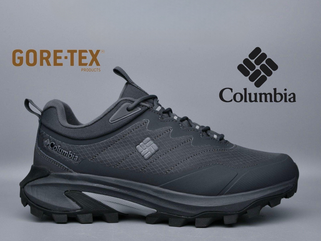Чоловічі термо кросівки Columbia Montrail Waterproof Grey сірі утеплені водостійкі