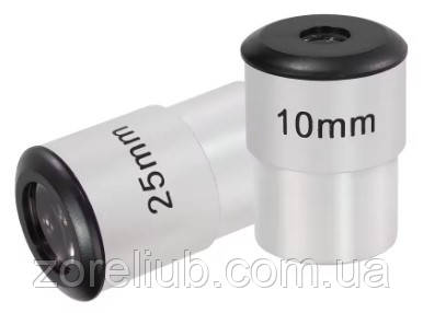 Набір окулярів 10 мм та 25 мм 1,25" Datyson для телескопа, схема Кельнера, фото 1