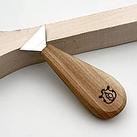 Ніж-флажок нарізний 35мм Адольф Юр'єв для геометричного різьблення по дереву, фото 6