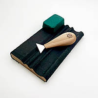 Ніж-флажок нарізний 35мм Адольф Юр'єв для геометричного різьблення по дереву, фото 5