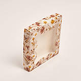 Коробка для тістечок 155*155*30 РОМАШКА, фото 3