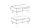 Журнальний столик з шухлядою у вітальню Nordi NL107 Білий глянець/Дуб Рів'єра Meble Piaski, фото 3