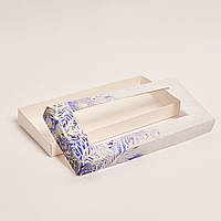 Упаковка для пряників з вікном 280*120*30 новорічна