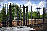 Металевий паркан для приватного будинку, фото 2