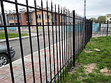 Металевий паркан для приватного будинку, фото 7