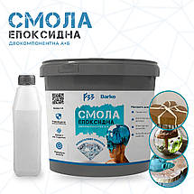 Епоксидна смола “CrystalPro 5D” 5 кг 100:30, фото 5