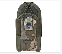 Чоловічий підсумок для рації ММ-14 Мультикам Піксель ЗСУ універсальний матеріал, чудова якість