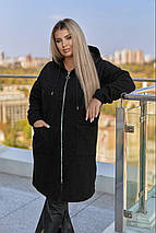 Пальто Тедді великого розміру Розміри: 52-54, 56-58, 60-62, 64-66, фото 4