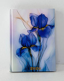 Щоденник датований А5 2026 Novel Тверда обкл. Фіолетовий 336 стор. У лінію (ВМ2103-07) Buromax