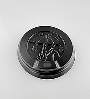 Кришка для стаканів чорна "ST 79 мм"