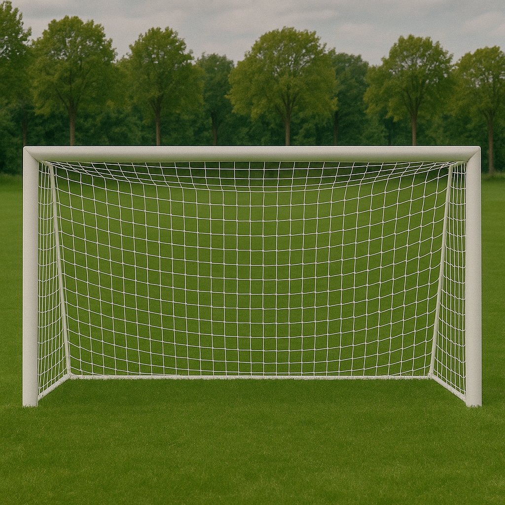 Сітка тренерувальна футбольна капронова «Антимороз 1,5» довжина 5 м, біла (комплект з 2 шт.)