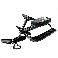 Дитячий снігокат MS 1778 з кермом: м’яке сидіння, передній амортизатор і ножне гальмо зі сталевими зубцями, фото 2