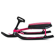 Дитячий снігокат MS 1778 з кермом: м’яке сидіння, передній амортизатор і ножне гальмо зі сталевими зубцями, фото 6