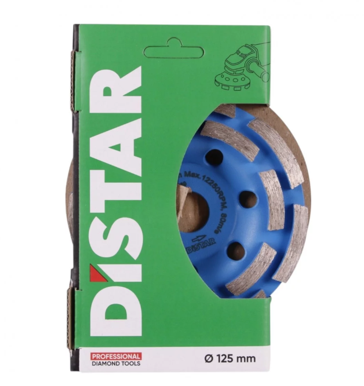 Алмазна фреза торцева DISTAR DGS-S 125/22,23 BETON UNI, фото 1