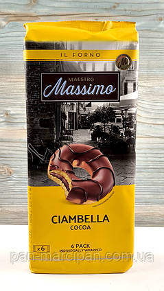 Десерт донат Massimo Ciambella Cocao 6 шт.