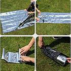 Килимок кемпінговий Naturehike 20-FCD Multi-function PE aluminum S 125х200 см NH20FCD03 silver, фото 3