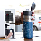 Термокружка Naturehike Vacuum Bottle 500 мл NH19SJ009 black/blue, фото 4