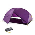 Намет Naturehike Mongar II (2-х місний) 20D silicone + footprint NH17T007-M purple, фото 3