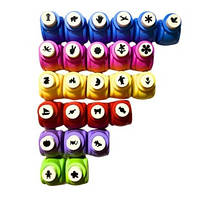 Набір фігурних діркопробивачів 5 шт, фігурка 1 см