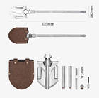 Лопата багатофункціональна Naturehike Outdoor Shovel NH20GJ002 steel, фото 2