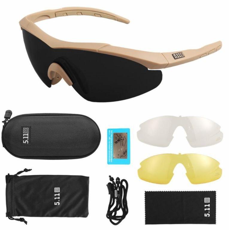 Тактичні окуляри 5.11 зі змінними лінзами, фото 1