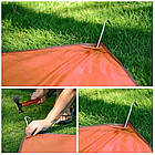 Тент універсальний Naturehike 210T polyester 2.15х2.15 м 0.30 кг NH15D005-X orange, фото 2