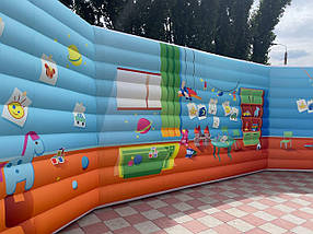 Надувна декорація стіна для фотозон і дитячих заходів 10 метрів, фото 2