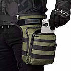 Сумка на ногу Rhinowalk Tactical Bag MT102 grey, фото 2