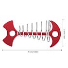 Гак якірний Naturehike Fishbone Hook type DP-03 2 pack NH19PJ099 red, фото 2