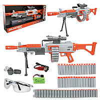 Автомат стріляє поролон. кулями, акумулятор, в кор-ці,81х32х9см №WY2102A(12) КІ