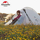 Намет Naturehike Cloud UP Superlight II (2-місний) 10D silicon NH19ZP017 grey/yellow, фото 4