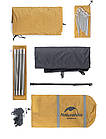 Намет Naturehike P-Series II (2-х місний) 210T 65D polyester Graphic NH18Z022-P yellow, фото 3
