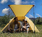 Намет Naturehike P-Series II (2-х місний) 210T 65D polyester Graphic NH18Z022-P yellow, фото 5