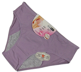 Трусики для критичних днів L бузкові Hana H81152