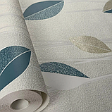 Шпалери вінілові на флізеліні 0.53 × 10 м Marburg 57726, бежеві — для спальні, вітальні, коридору, фото 2