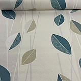 Шпалери вінілові на флізеліні 0.53 × 10 м Marburg 57726, бежеві — для спальні, вітальні, коридору, фото 3