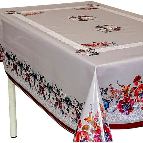 Скатертина-клейонка лакована для столу 120х150 см, фото 1