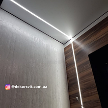 Профіль теіньового шва DekorSvit в інтер'єрі