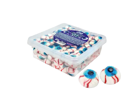 Желейні жувальні цукерки желейки для дітей Bloody eyes Кроваві Очі 12г*75шт ТМ VIDAL, фото 1