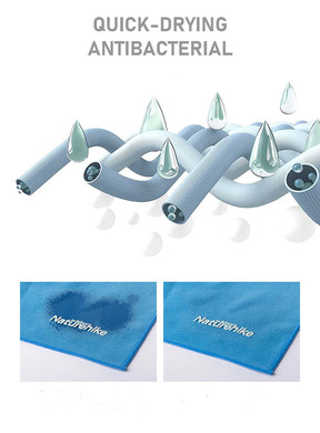 Рушник Naturehike Fitness 160х80 NH20FS009 black, фото 1