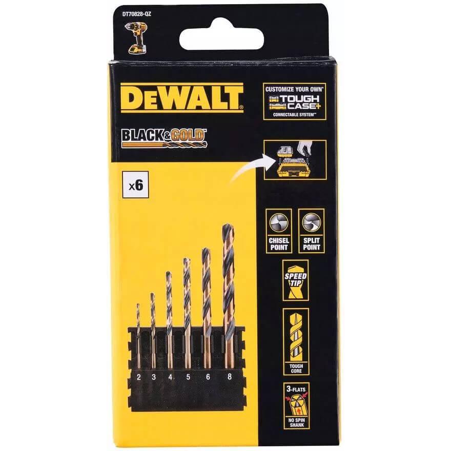 Касета зі свердлами по металу DeWalt, Black & Gold DeWALT DT70828, фото 1