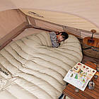 Спальний мішок пуховий Naturehike CW700 NH22YD001 хакі, фото 5
