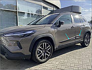 Молдинги на двері для Toyota Corolla Cross 2022+, FL 2025+