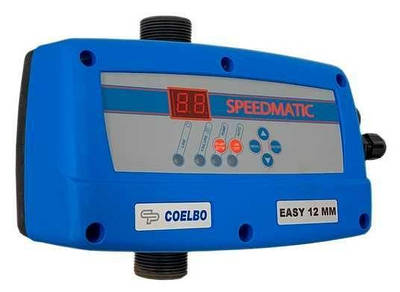 Частотний перетворювач для насосів 220 В, до 1,5 кВт (12 А), 50/60 Гц, проточного типу, Coelbo Speedmatic Easy 12MM (Іспанія)